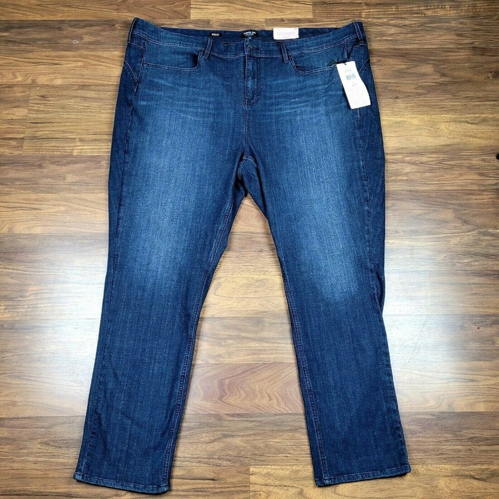 NYDJ Curves 360 Boost Lift Tuck Skinny Jeans NWT Women’s Plus Size 28 Dark Wash